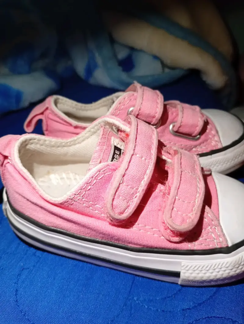 Zapatillas rosadas para niñas Converse All Star - 3