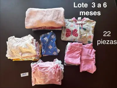 Lote de ropa para bebé 3 a 6 meses, 22 piezas - miniatura 1