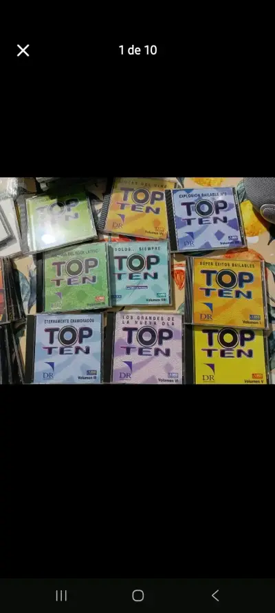 Colección de CDs Top Ten Música Variada - miniatura 1