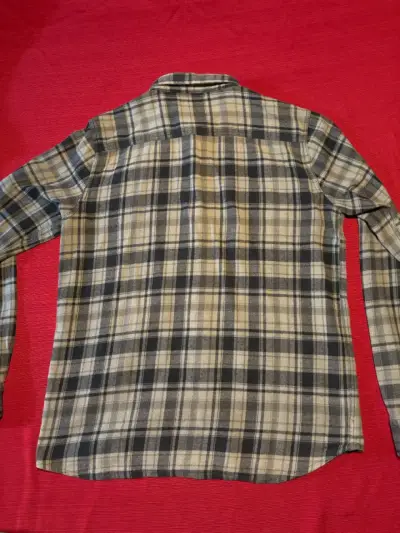 Camisa de franela a cuadros Reef M Verde negro - miniatura 5
