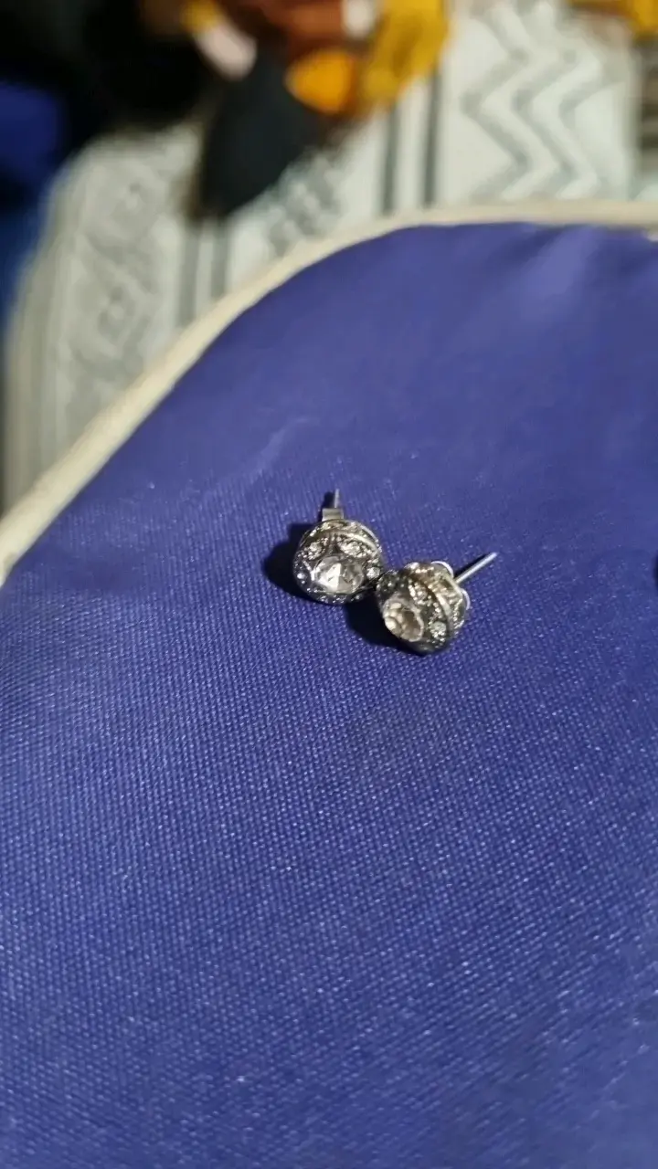 Anillo y aros de plata con circonitas - 2