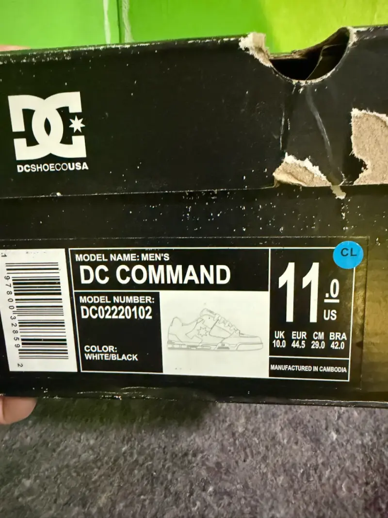Zapatillas DC Command blancas para hombre - 5