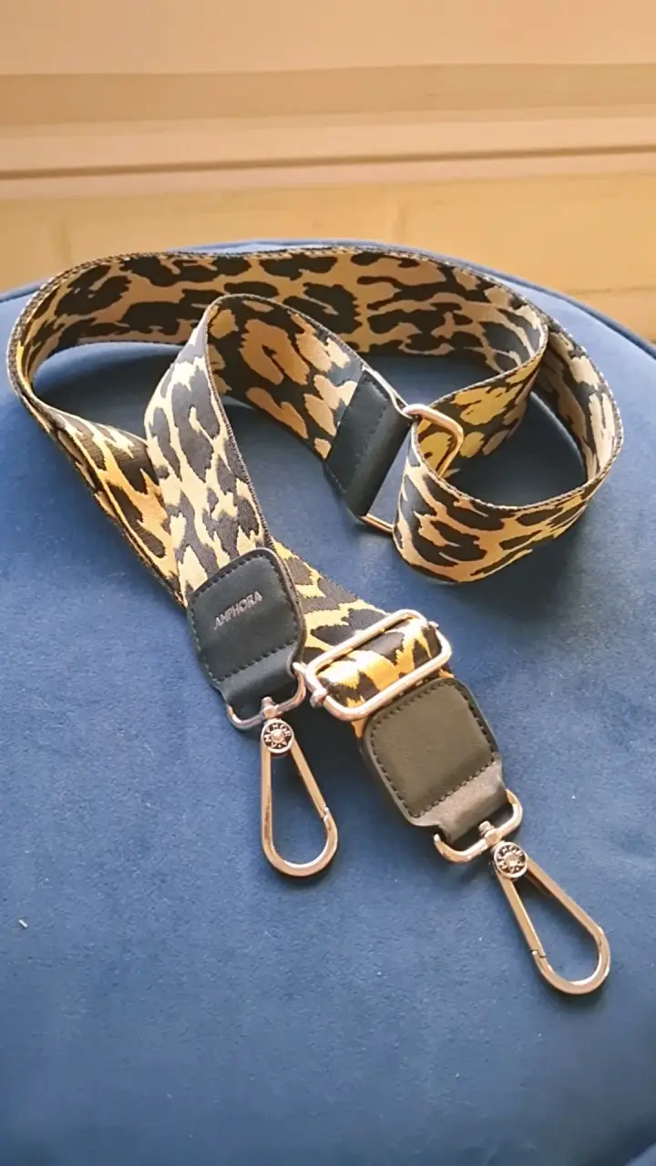 Correa ajustable para bolso con diseño animal print Amphora - 1