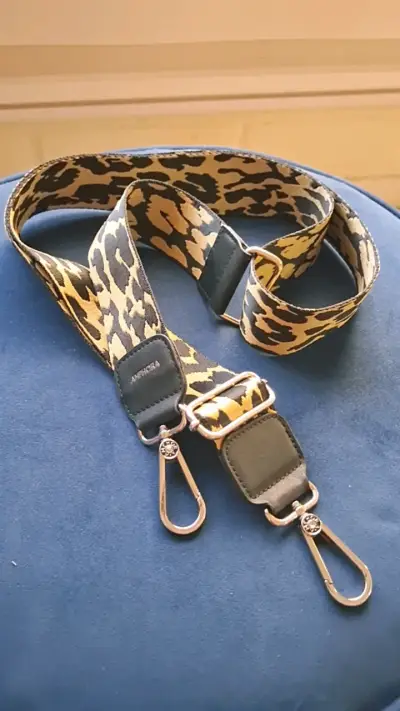 Correa ajustable para bolso con diseño animal print Amphora - miniatura 1