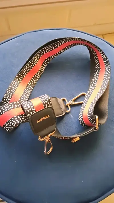 Correa ajustable para bolso con diseño animal print Amphora - miniatura 2