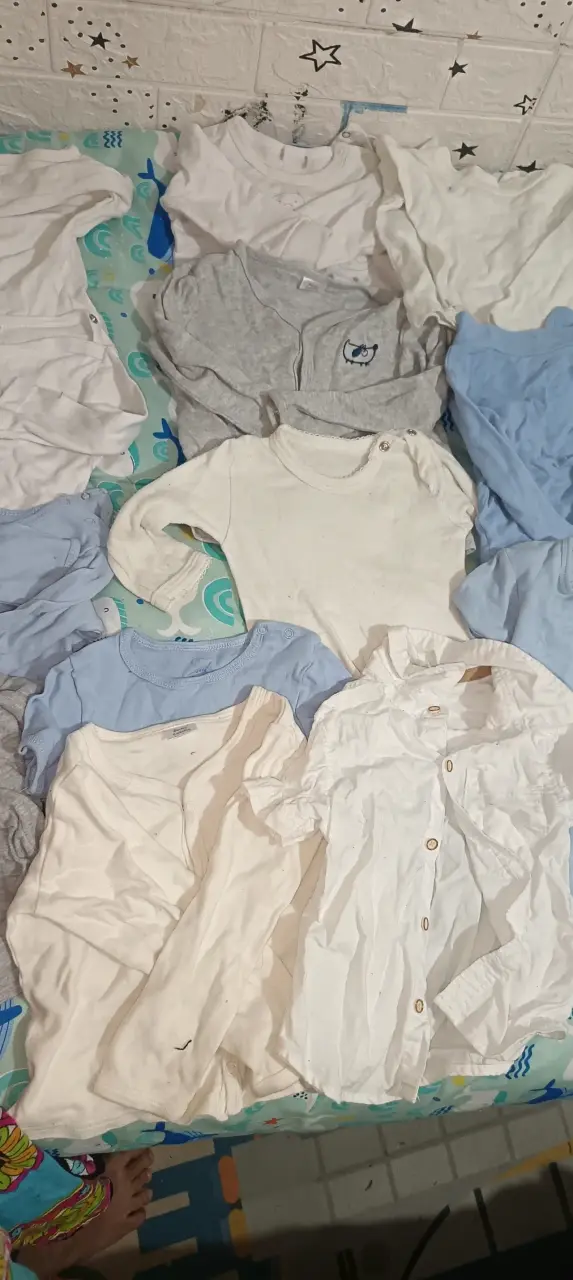 Lote de bodies, poleras manga larga y corta - 3