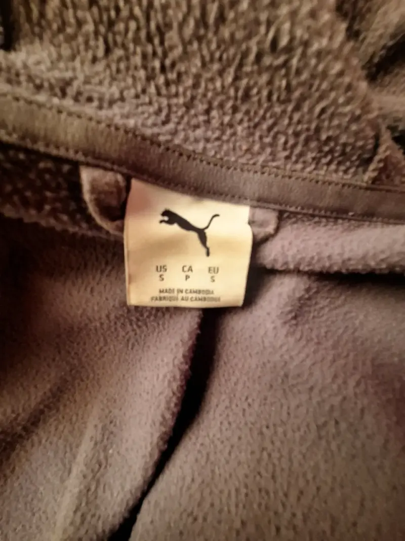 Polerón con capucha gris Puma para hombre - 3