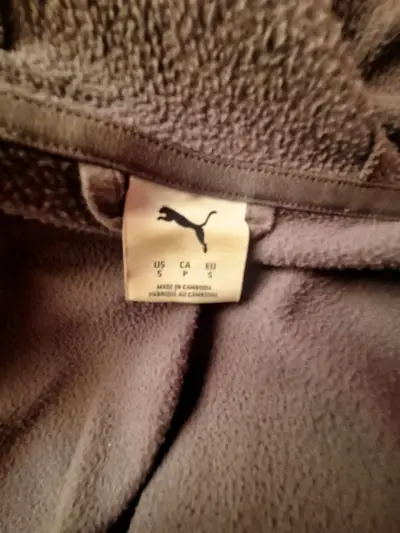Polerón con capucha gris Puma para hombre - miniatura 3