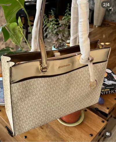 Tote Michael Kors Jet Set Travel Pale Gold LG - miniatura 1