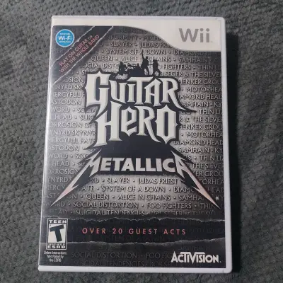 Juego Guitar Hero Metallica para Wii en buen estado - miniatura 1