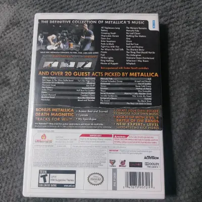 Juego Guitar Hero Metallica para Wii en buen estado - miniatura 2