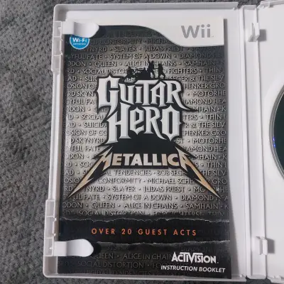 Juego Guitar Hero Metallica para Wii en buen estado - miniatura 5