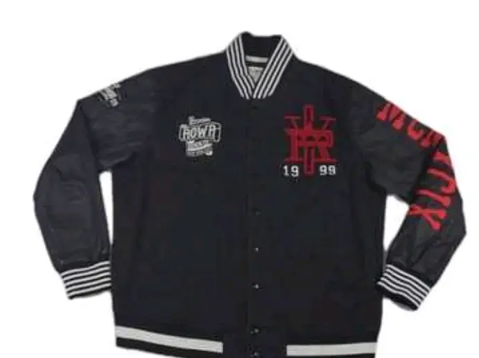Chaqueta Varsity Negra Rocawear 1999 - 1