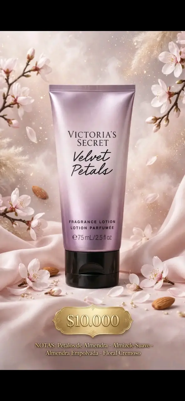 Loción Perfumada Victoria's Secret Velvet Petals 75ml