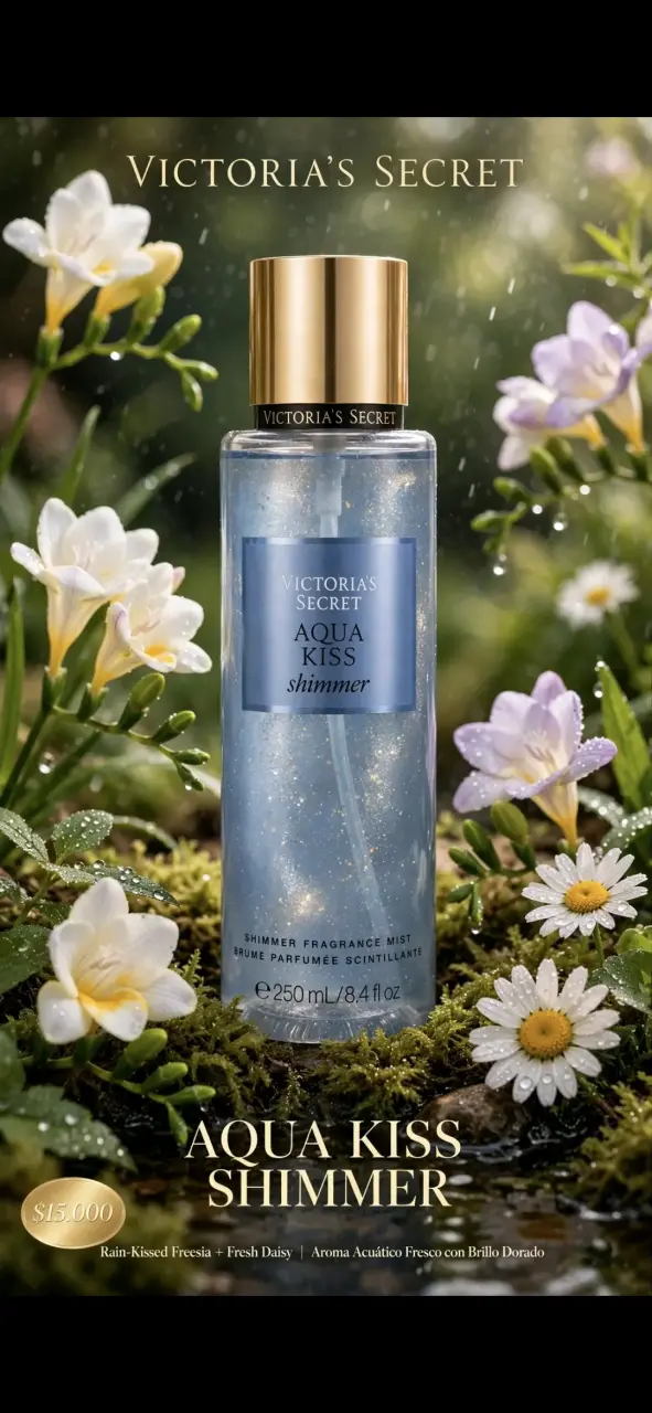 Body Mist Victoria's Secret Aqua Kiss Shimmer 250ml