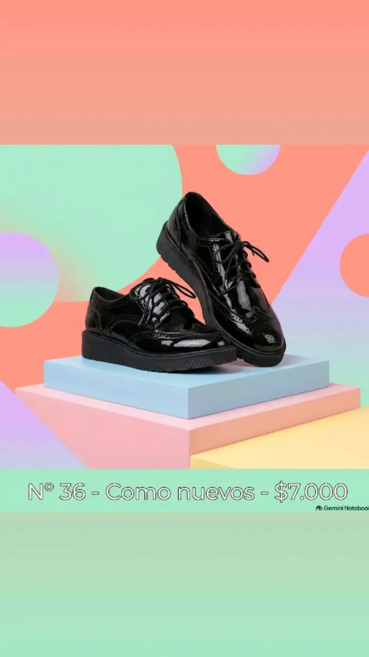 Zapatos de charol negros talla 36 como nuevos