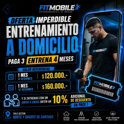Entrenamiento funcional a domicilio FitMobile - miniatura 1