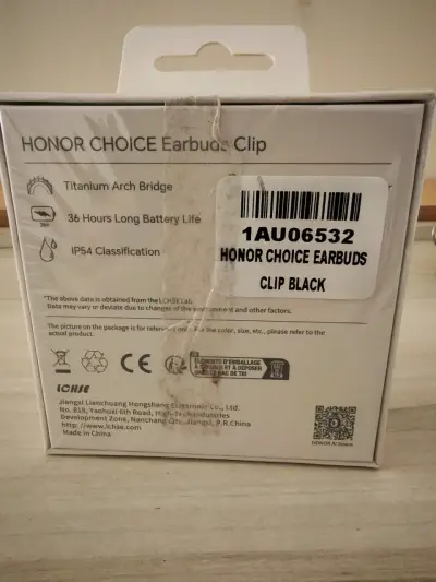 Auriculares Honor Choice Earbuds Clip Negros - miniatura 4