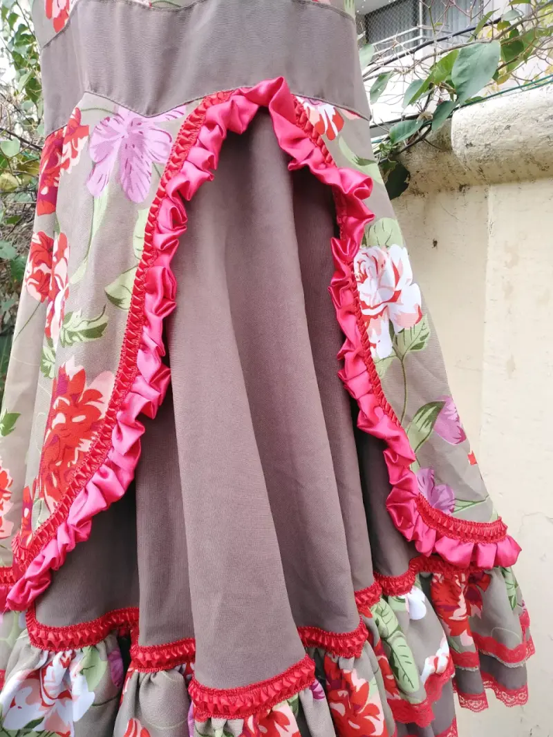 Vestido de huasa para niña - 5