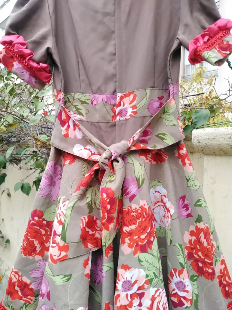 Vestido de huasa para niña - 6