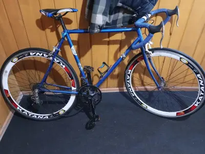 Bicicleta de Ruta Azul con Ruedas Katana - miniatura 1