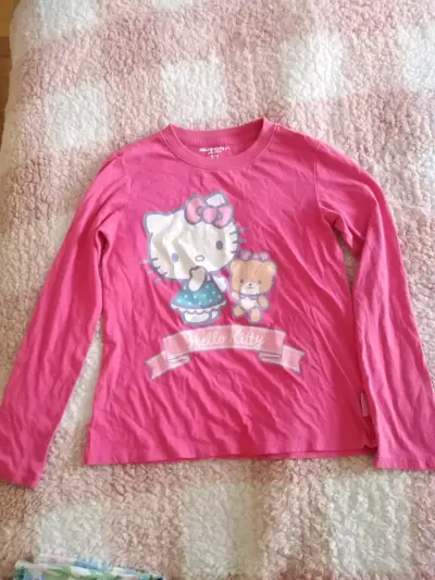 Polera manga larga Hello Kitty para niña - miniatura 1