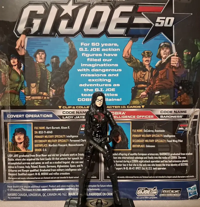 Figura de acción G.I. Joe 50 aniversario Baroness
