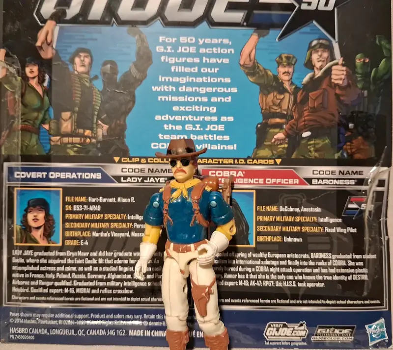 Figura de acción G.I. Joe Wild bill