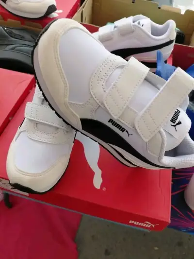 Zapatillas deportivas blancas y grises Puma - miniatura 3