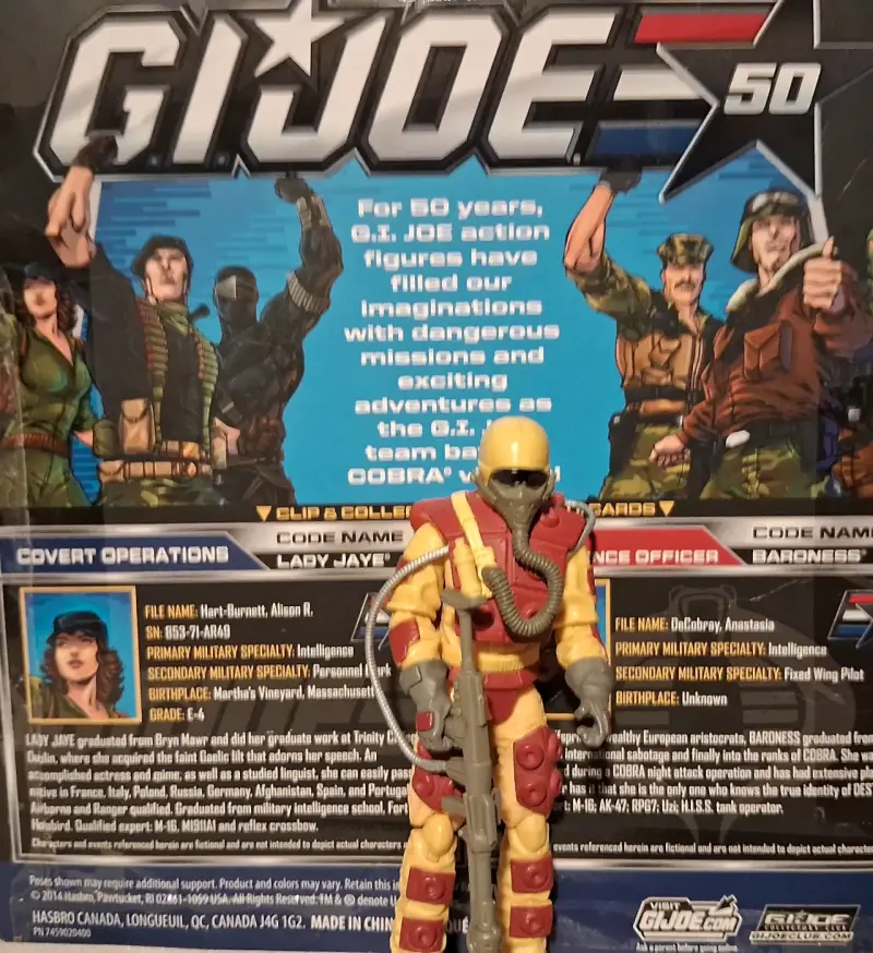 Figura de acción G.I. Joe 50 aniversario Blowtorch
