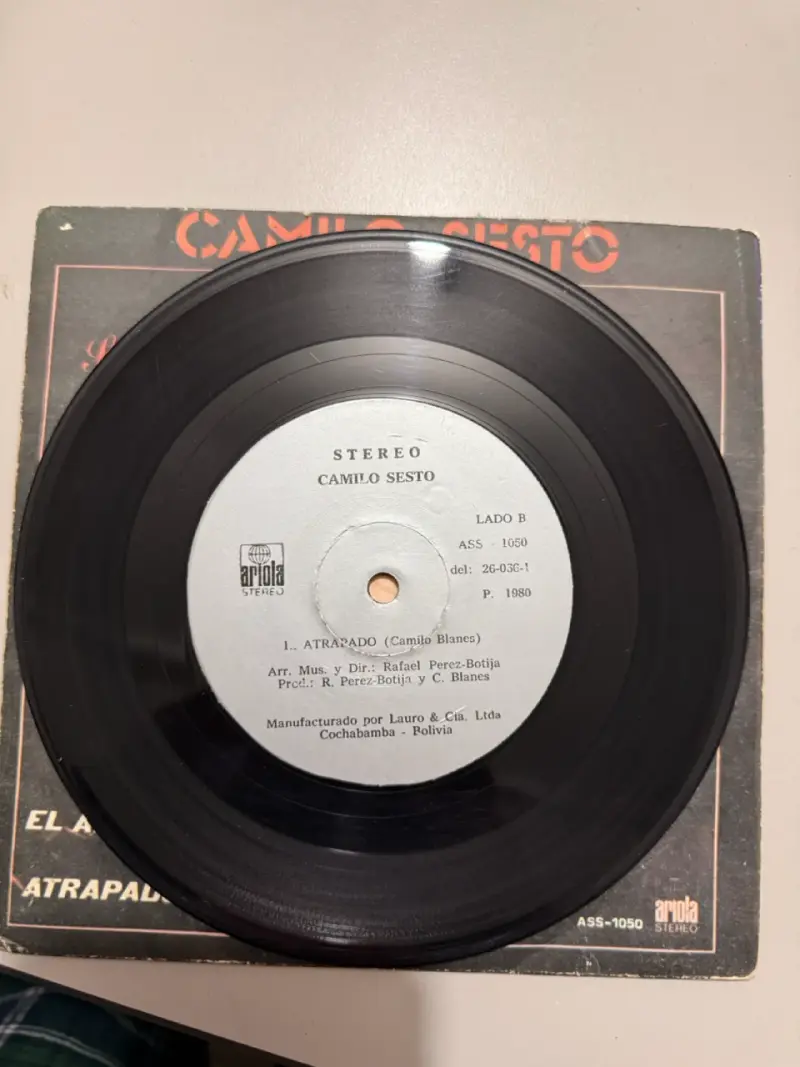 Single Camilo Sesto - Sentimientos - 3