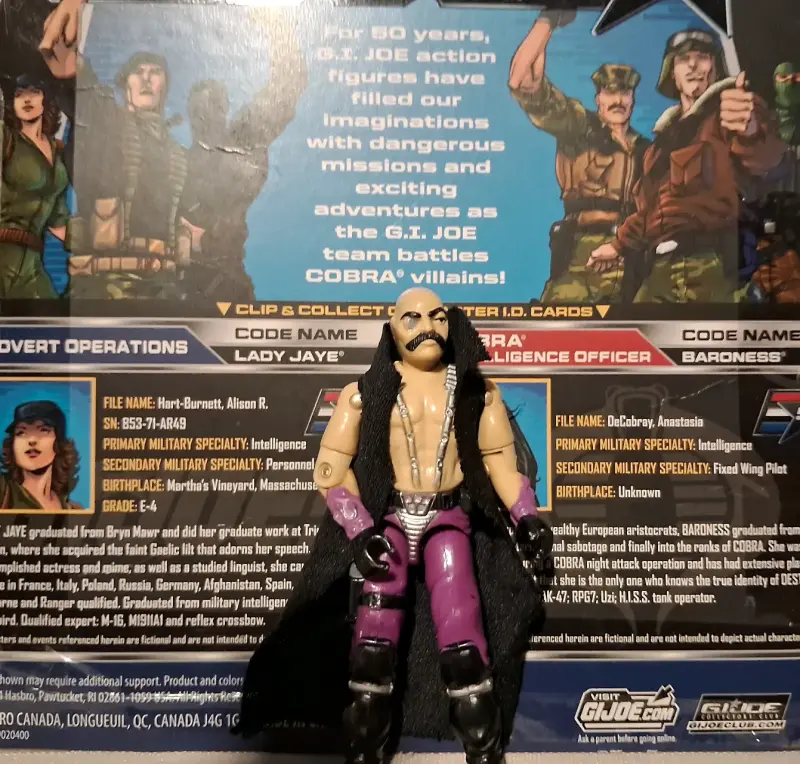 Figura de acción G.I. Joe Dr. Mindbender de G.I. J