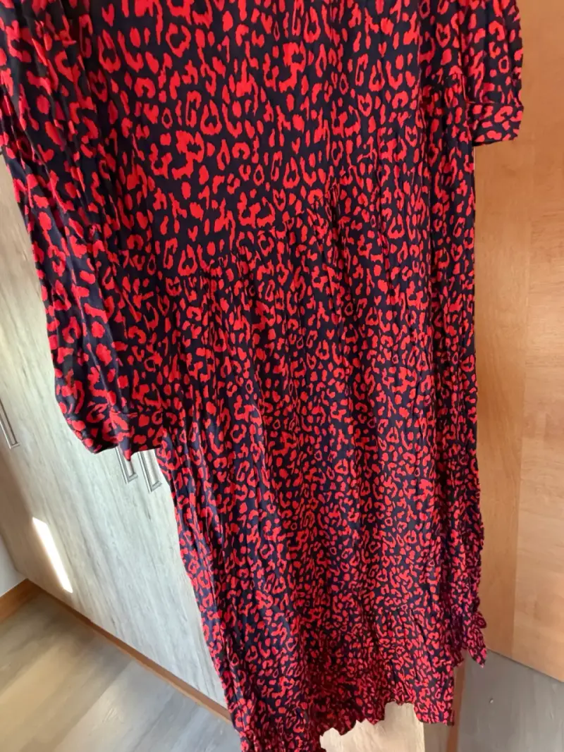 Vestido largo estampado animal print Zara - 3