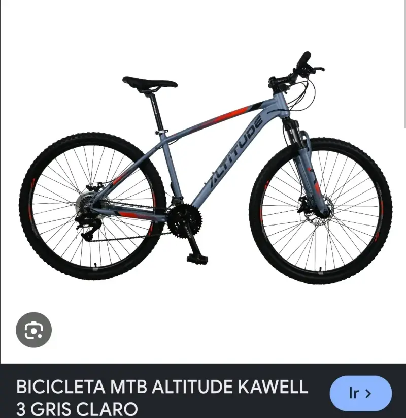 Bicicleta MTB Altitude Kawell 3 Gris Claro - 1