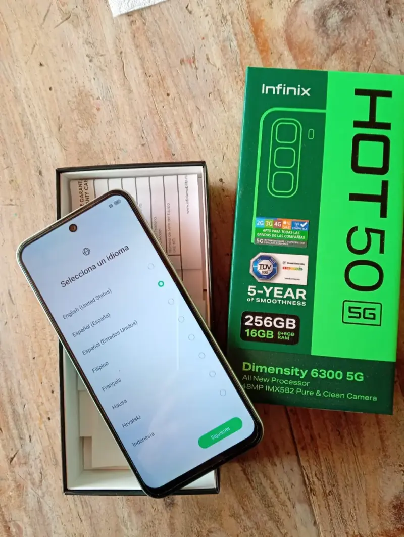 Smartphone Infinix HOT 50 5G 256GB