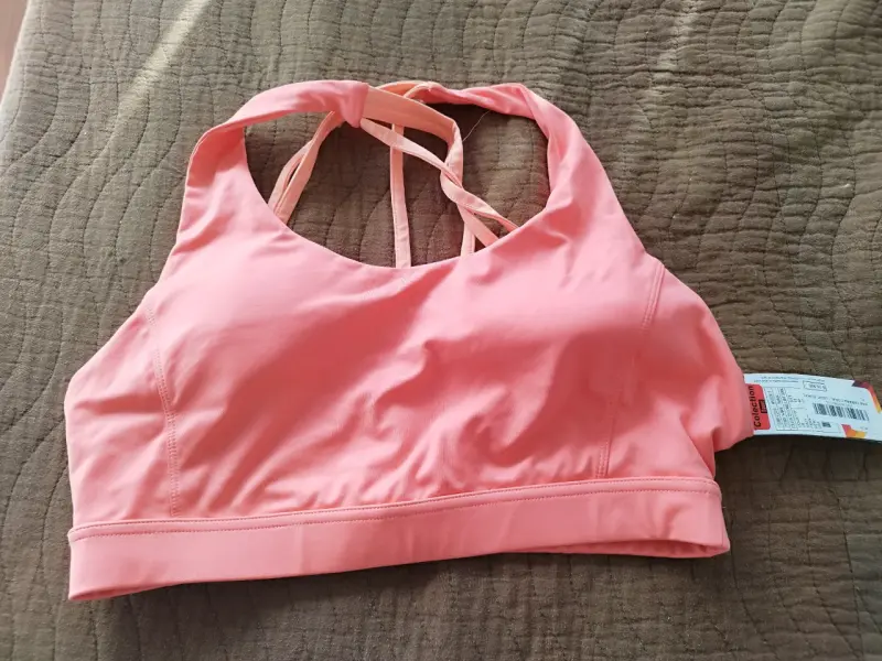 Conjunto de tops deportivos Ellesse en coral y turquesa - 5
