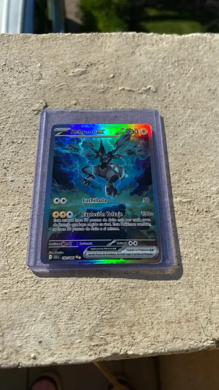 Carta Pokémon Zekrom EX Holo Rara - 3