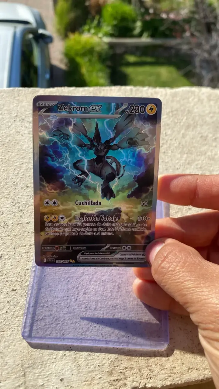 Carta Pokémon Zekrom EX Holo Rara - 5
