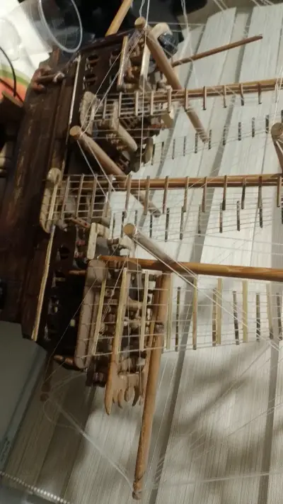 Maqueta de barco de madera artesanal - miniatura 5