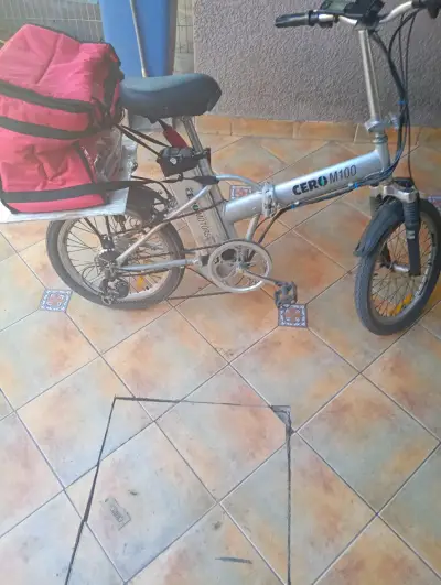 Bicicleta eléctrica plegable Cero M100 con pantalla - miniatura 5