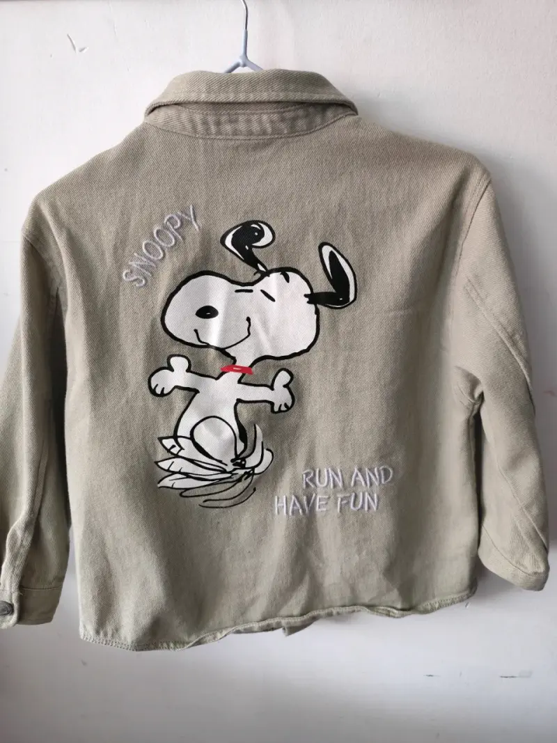 Chaqueta infantil beige Snoopy Peanuts - 2