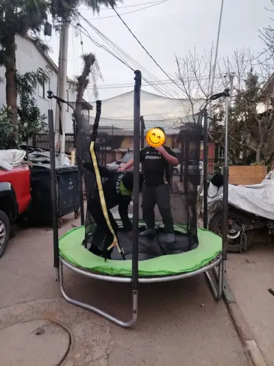 Trampolín de 183 cm con red de seguridad - miniatura 1