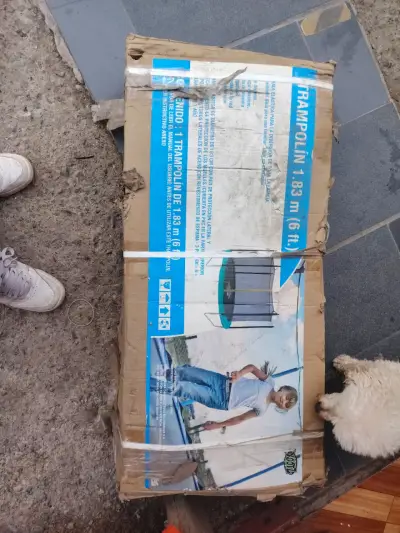 Trampolín de 183 cm con red de seguridad - miniatura 4