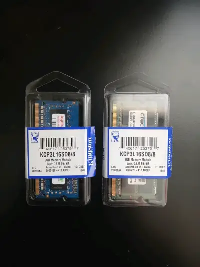 Módulos de Memoria RAM Kingston 8GB DDR3 - miniatura 1