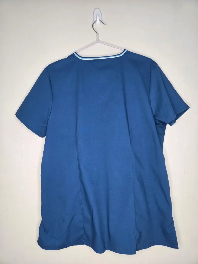 Blusa médica calipso oscuro para mujer talla L - 2