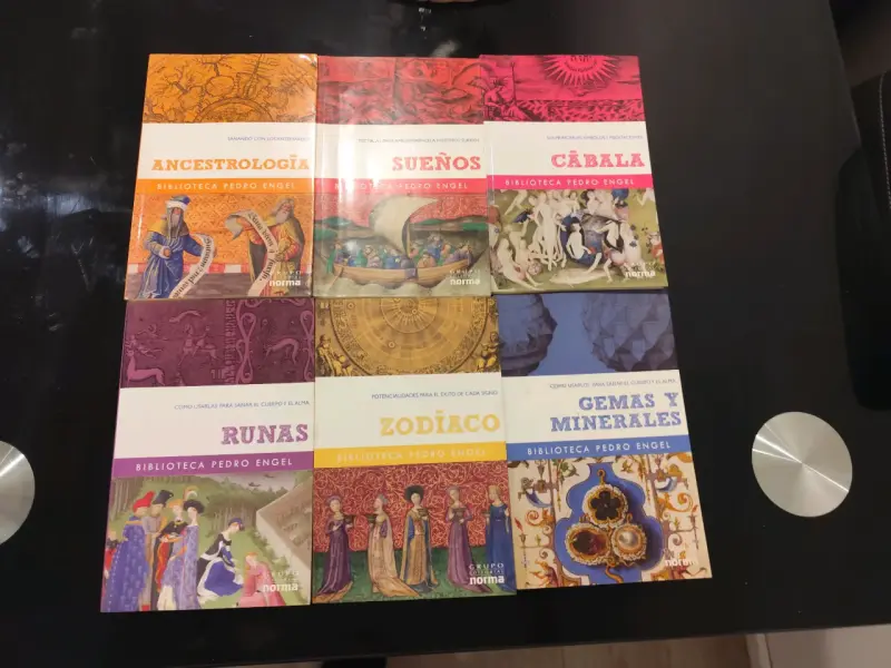 Colección de libros Biblioteca Pedro Engel sobre esoterismo