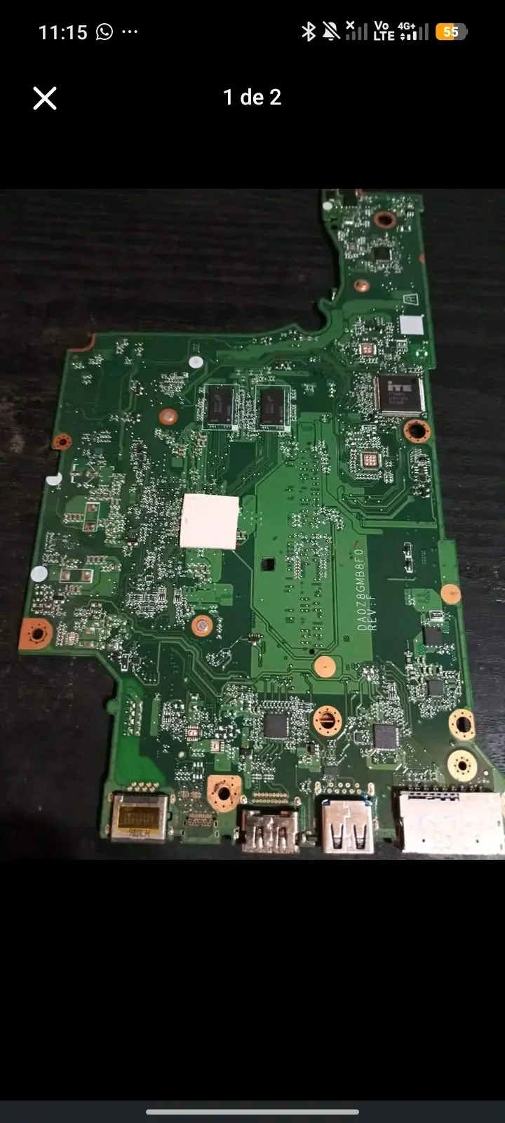 Placa madre para laptop con puertos USB - 1