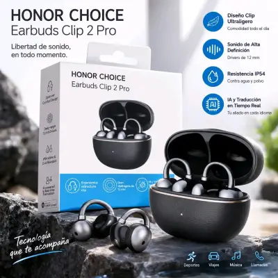 Audífonos Inalámbricos Honor choice Clip 2 Pro - miniatura 1