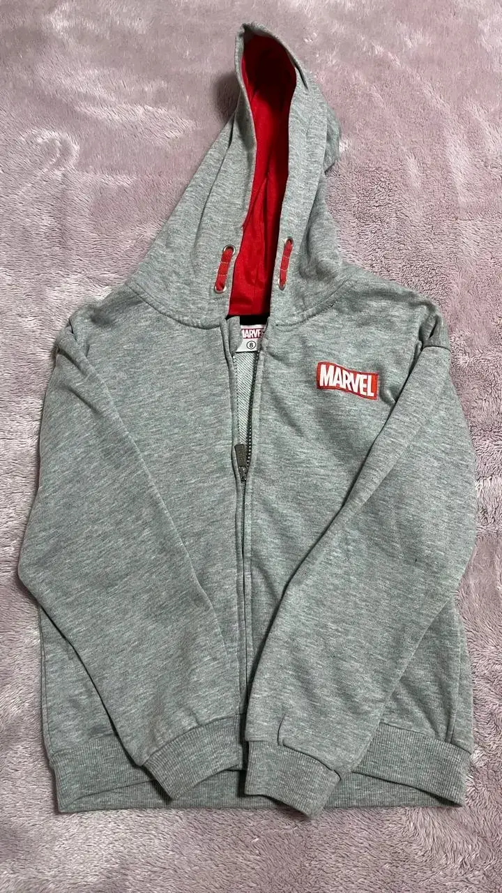 Polerón con capucha Marvel Spiderman gris - 2