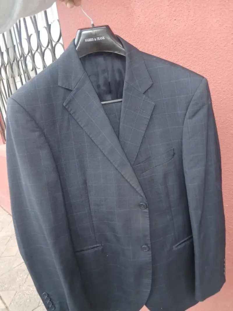 Traje formal azul oscuro trial - 3